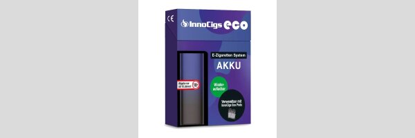 InnoCigs Eco 900 mAh &amp; Caps