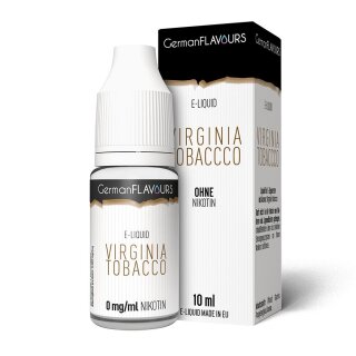 GermanFLAVOURS - Virginia Tobacco - E-Zigaretten Liquid 0mg/ml