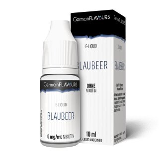 GermanFLAVOURS - Blaubeer - E-Zigaretten Liquid 0mg/ml