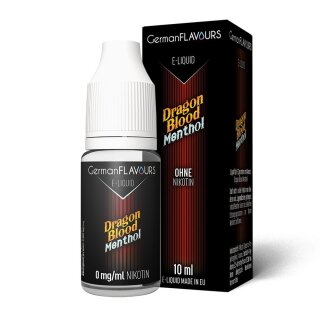 GermanFLAVOURS - Dragon Blood Menthol - E-Zigaretten Liquid 0mg/ml