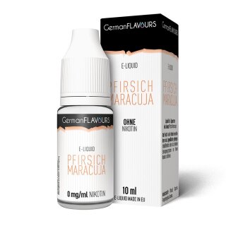 GermanFLAVOURS - Pfirsich Maracuja - E-Zigaretten Liquid 0mg/ml
