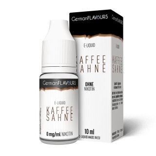 GermanFLAVOURS - Kaffee Sahne - E-Zigaretten Liquid 0mg/ml