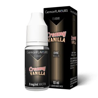 GermanFLAVOURS - Creamy Vanilla - E-Zigaretten Liquid 0mg/ml