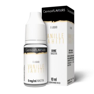 GermanFLAVOURS - Vanille Tahiti - E-Zigaretten Liquid 0mg/ml