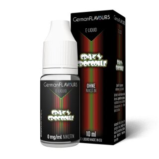GermanFLAVOURS - Crazy Crocodile Menthol - E-Zigaretten Liquid 0mg/ml