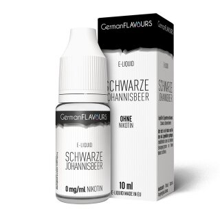 GermanFLAVOURS - Schwarze Johannisbeere - E-Zigaretten Liquid 0mg/ml