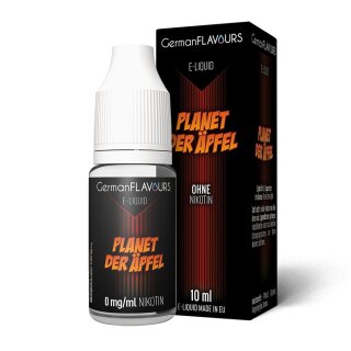 GermanFLAVOURS - Planet der Äpfel - E-Zigaretten Liquid 0mg/ml