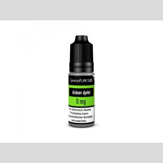 GermanFLAVOURS - Grüner Apfel - E-Zigaretten Liquid 12mg/ml