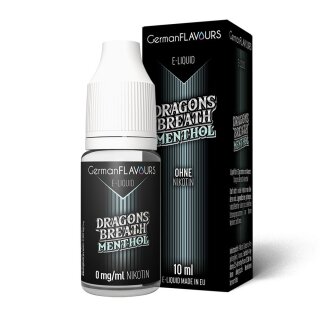 GermanFLAVOURS - Dragons Breath Menthol - E-Zigaretten Liquid 3mg/ml