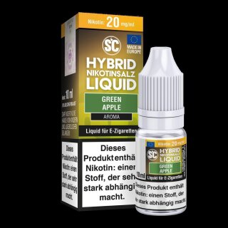 SC - Green Apple -  Hybrid Nikotinsalz Liquid 10 mg/ml