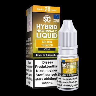 SC - Golden Tobacco -  Hybrid Nikotinsalz Liquid 20 mg/ml