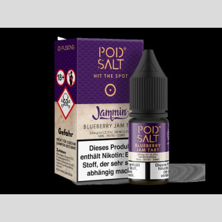 Pod Salt Fusion - Blueberry Jam Tart - Nikotinsalz Liquid 20 mg/ml