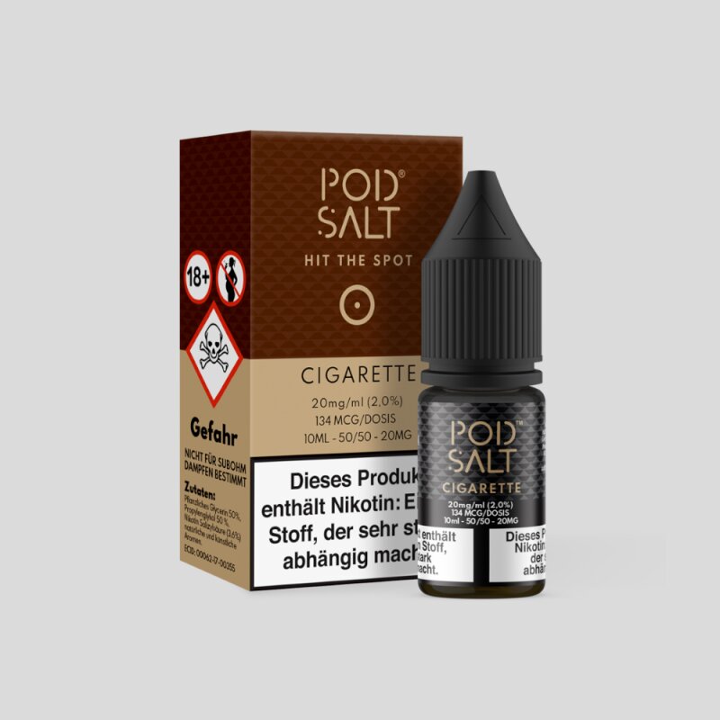Pod Salt - Cigarette - Nikotinsalz Liquid 20 mg/ml, 8,95 €