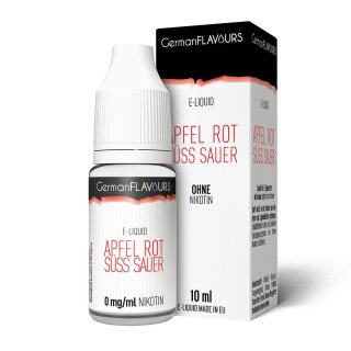 Apfel rot süß sauer E-Liquid 3 mg