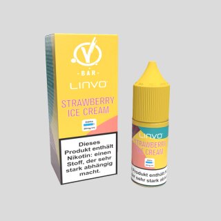 Linvo - Strawberry Ice Cream - Nikotinsalz Liquid