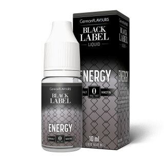Black Label - Energy - E-Liquid - 10ml (STEUERWARE)