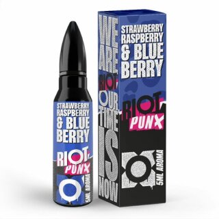 PUNX by Riot Squad - Strawberry, Raspberry & Blueberry - 5ml Aroma (Longfill) // Steuerware
