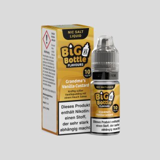 Big Bottle - Grandmas Vanilla Custard - Nikotinsalz Liquid 10mg/ml
