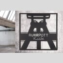 Metall Wandrelief "Ruhrpott Liebe"