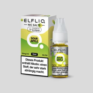 ELFLIQ - Sour Apple - Nikotinsalz Liquid