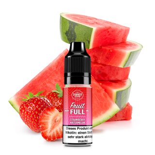 DINNER LADY FRUIT FULL Strawberry Watermelon Nikotinsalz Liquid 10 ml