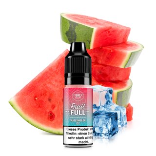 DINNER LADY FRUIT FULL Watermelon Ice Nikotinsalz Liquid 10 ml