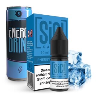 SIC! Energy Drink Ice Nikotinsalz Liquid 10 ml  - 20mg