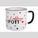 Tasse / Becher, "Lieblings RUHR POTT", Spruch,...