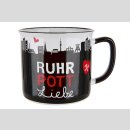 Tasse / Becher, "RUHR POTT Liebe", Schriftzug,...