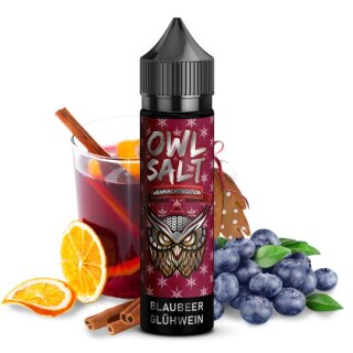 Blaubeer Glühwein Weihnachtsedition - OWL Salt Longfill 10ml Aroma