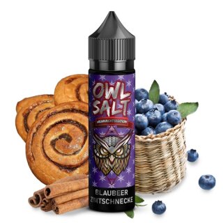 Blaubeer Zimtschnecke Weihnachtsedition - OWL Salt Longfill 10ml Aroma