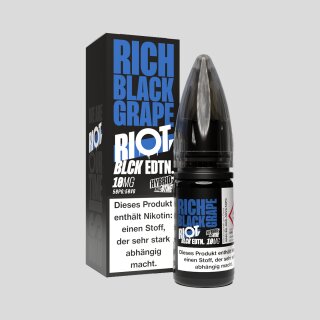 Riot Squad - BLCK Edition - Hybrid Nikotinsalz Liquid