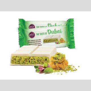 Elit - Dubai weiße Schokolade - Pistazien und Kadayif - 90g