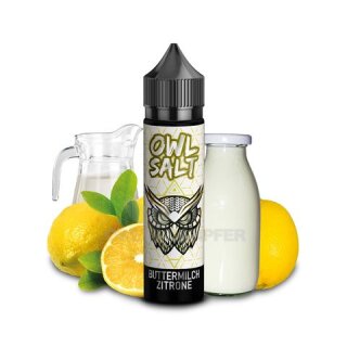 OWL Salt Aroma Longfill - Buttermilch Zitrone - 10ml in 60ml Flasche STEUERWARE