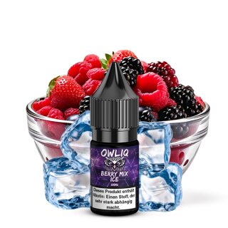 OWLIQ Berry Mix Ice Nikotinsalz Liquid 10 ml