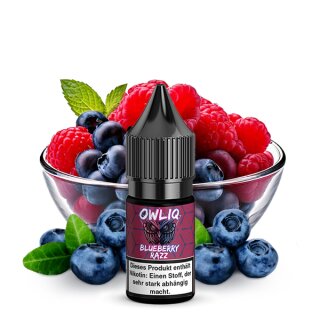 OWLIQ Blue Razz Nikotinsalz Liquid 10 ml