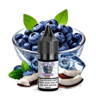 OWLIQ Blueberry Coco Nikotinsalz Liquid 10 ml