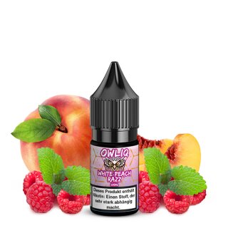 OWLIQ White Peach Razz Nikotinsalz Liquid 10 ml