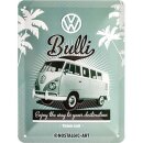 Blechschild 15 x 20 cm - VW Retro Bulli